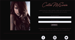 Desktop Screenshot of caitlinmcswain.com